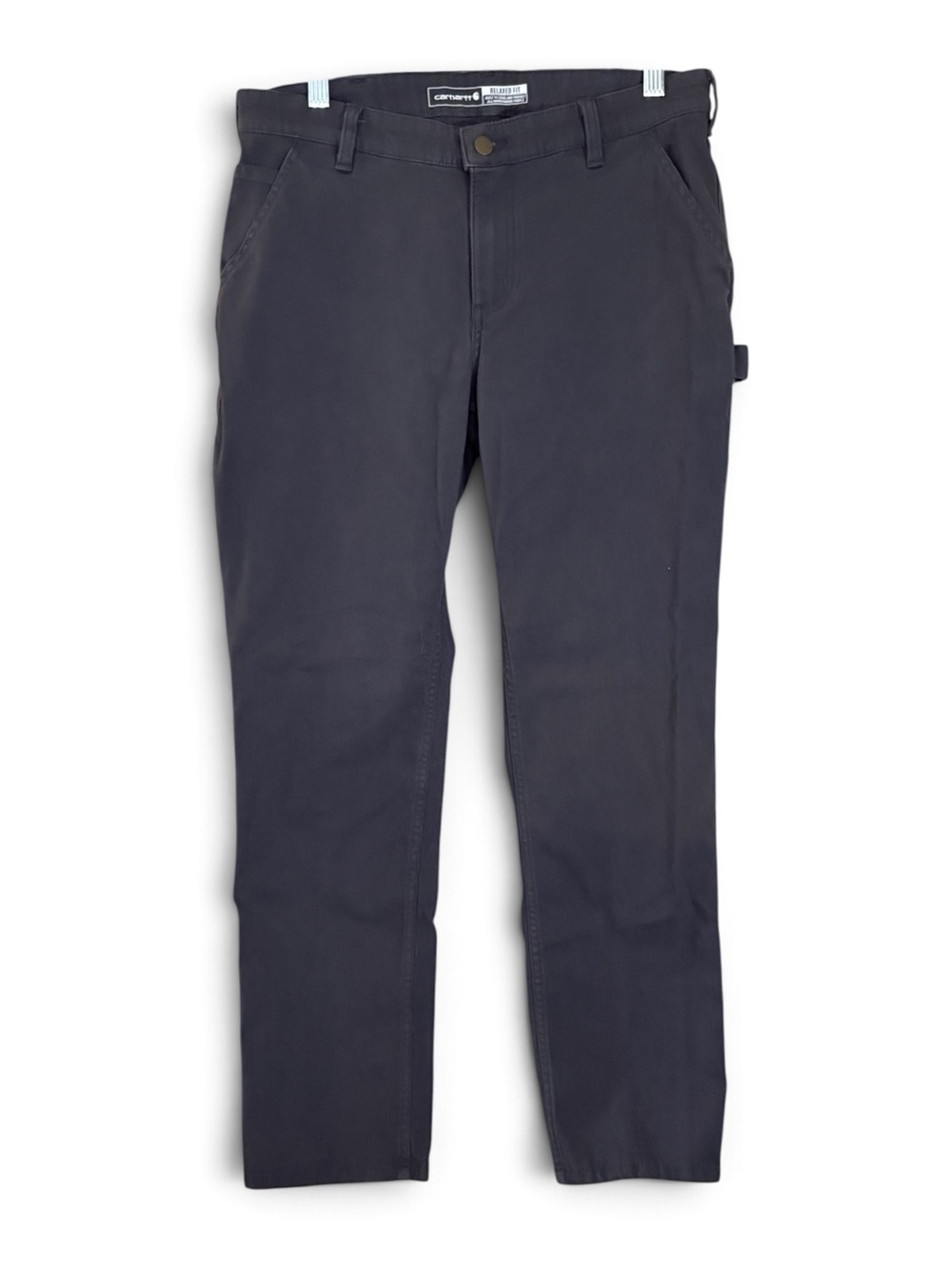 Carhartt Gray Double Knee Straight Leg Work Chinos